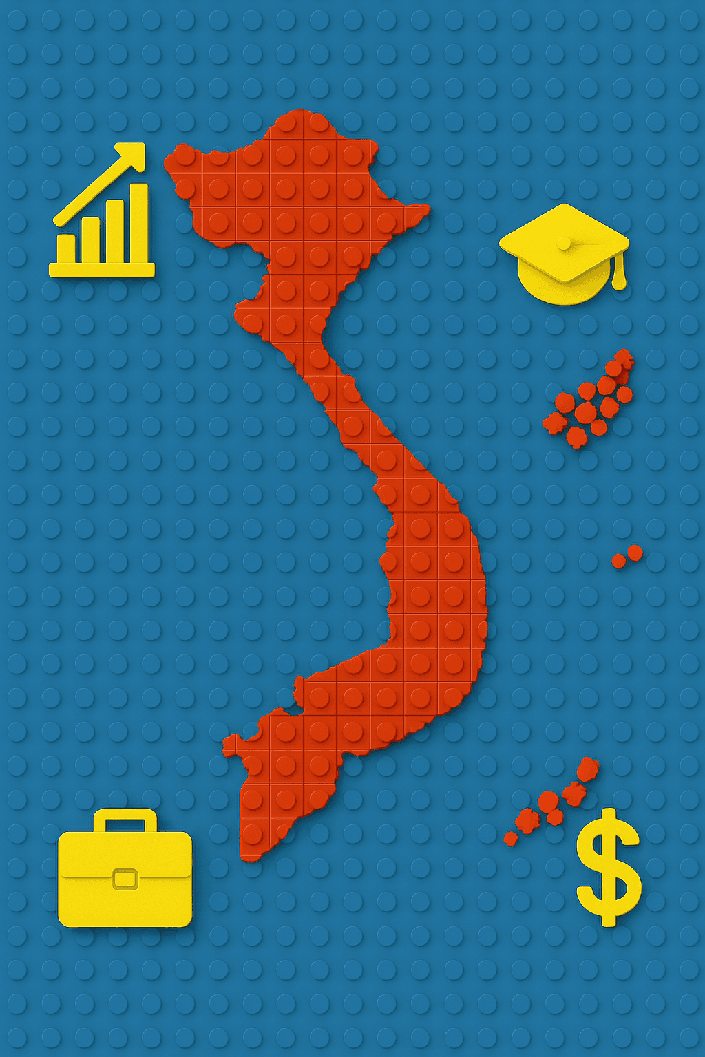Vietnam Map LEGO